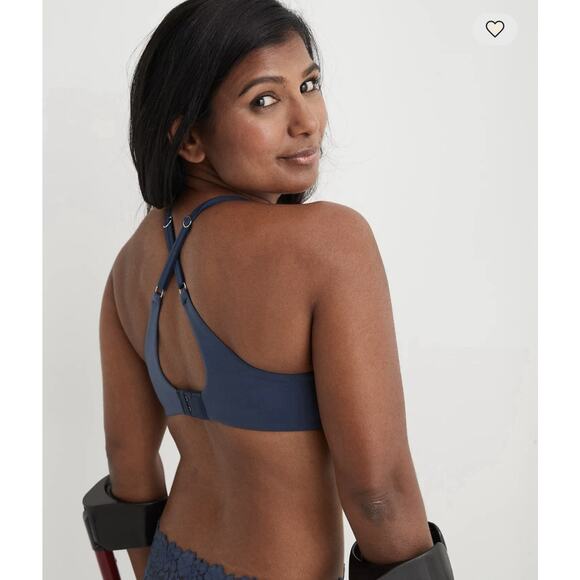 NWT Aerie Real Sunnie Wireless Push Up Blossom Lace Bra 38DD - Picture 4 of 7